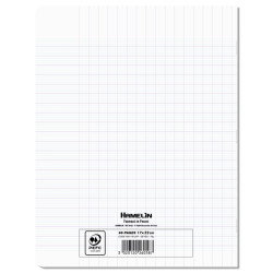CAHIER PP INCOLORE 17X22 96P SEYES 70G PIQURE